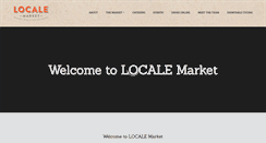 Desktop Screenshot of localegourmetmarket.com